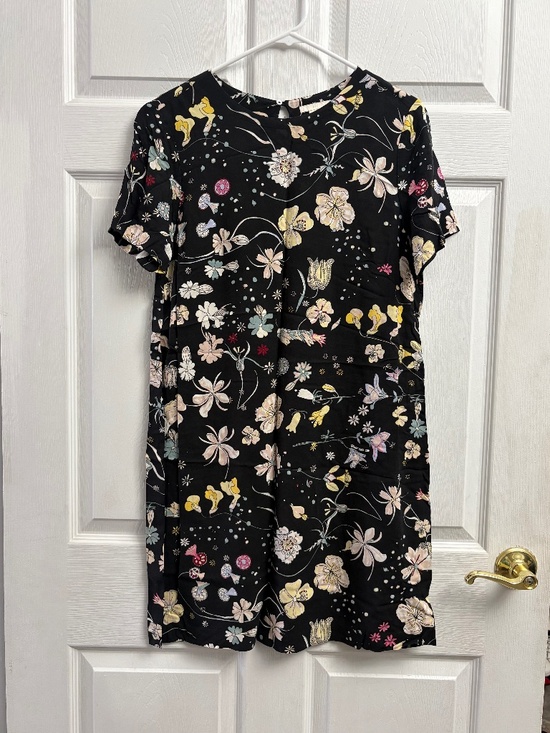 H&M Dresses & Skirts - Women's Navy Blue Floral Print H&M Mini Dress
